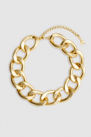 Patrizia Pepe Brass And Aluminum Necklace Arany | TGUSD1530