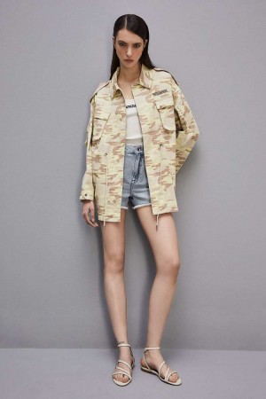 Patrizia Pepe Camouflage Over Jacket Militare | KLUBH6742