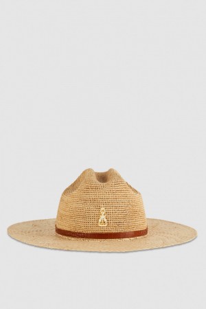 Patrizia Pepe Cowboy Hat With Leather Strap Fehér | ULNEZ4602