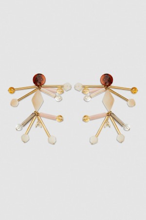 Patrizia Pepe Earrings With Techno Pop Fly Appliqué Színes | HUZDT8176