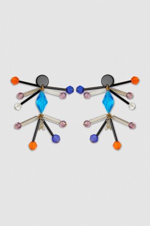 Patrizia Pepe Earrings With Techno Pop Fly Appliqué Színes | MQRZX8596