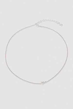 Patrizia Pepe Rhinestone Necklace Titán | CQTGB3569