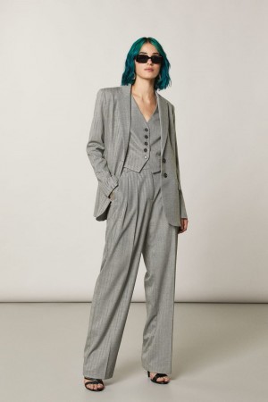 Patrizia Pepe Soft Viscose Pants Szürke | SCVIU4821