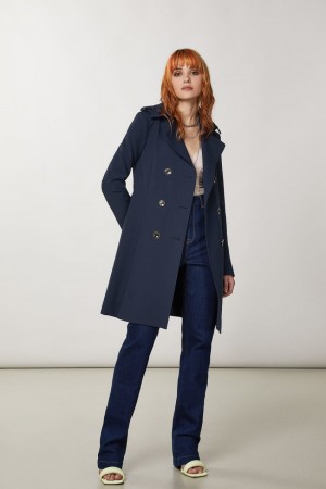 Patrizia Pepe Trench Kék | KZDSV0481