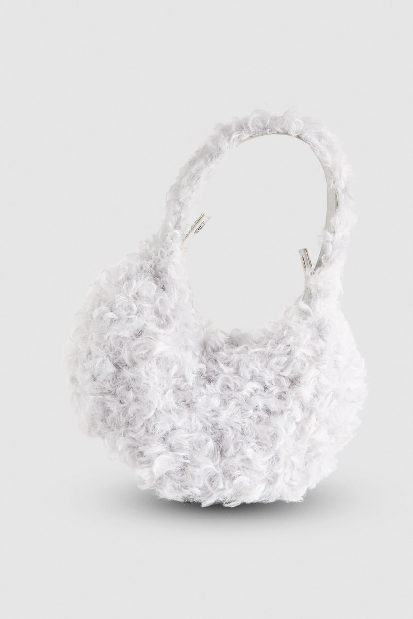 Patrizia Pepe Bangle Bag Fluffy Fehér | ZNDVL0623