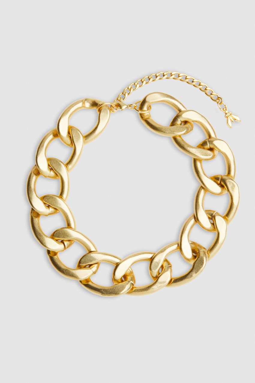 Patrizia Pepe Brass And Aluminum Necklace Arany | TGUSD1530