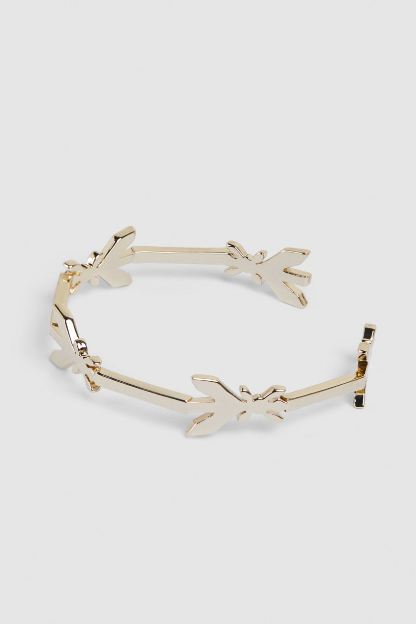 Patrizia Pepe Brass Fly Chain Bracelet Arany | ZVPHG7208