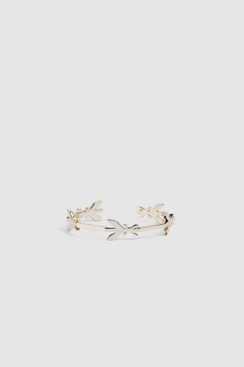 Patrizia Pepe Brass Fly Chain Bracelet Arany | ZVPHG7208