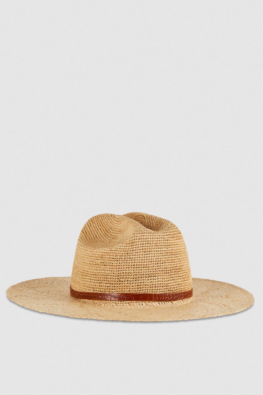 Patrizia Pepe Cowboy Hat With Leather Strap Fehér | ULNEZ4602