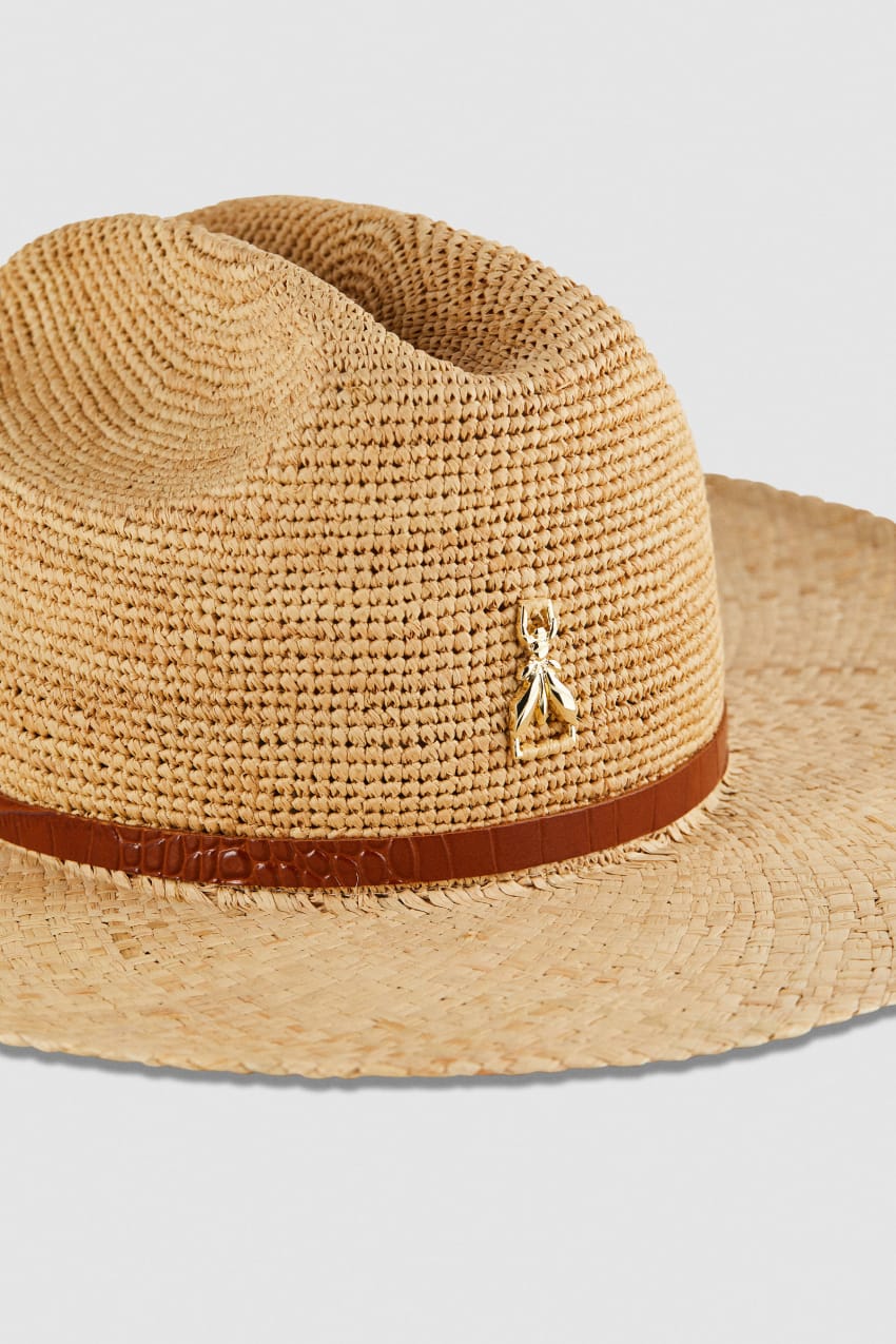 Patrizia Pepe Cowboy Hat With Leather Strap Fehér | ULNEZ4602