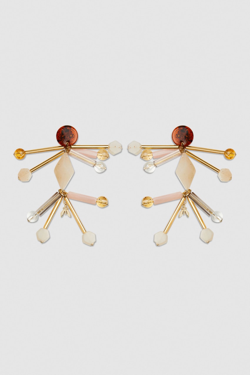 Patrizia Pepe Earrings With Techno Pop Fly Appliqué Színes | HUZDT8176