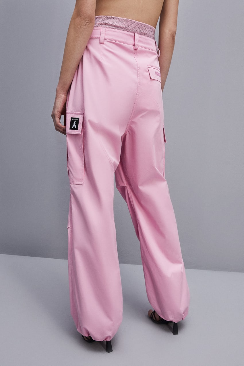 Patrizia Pepe Essential Cargo Pants Rózsaszín | KLXHJ5723