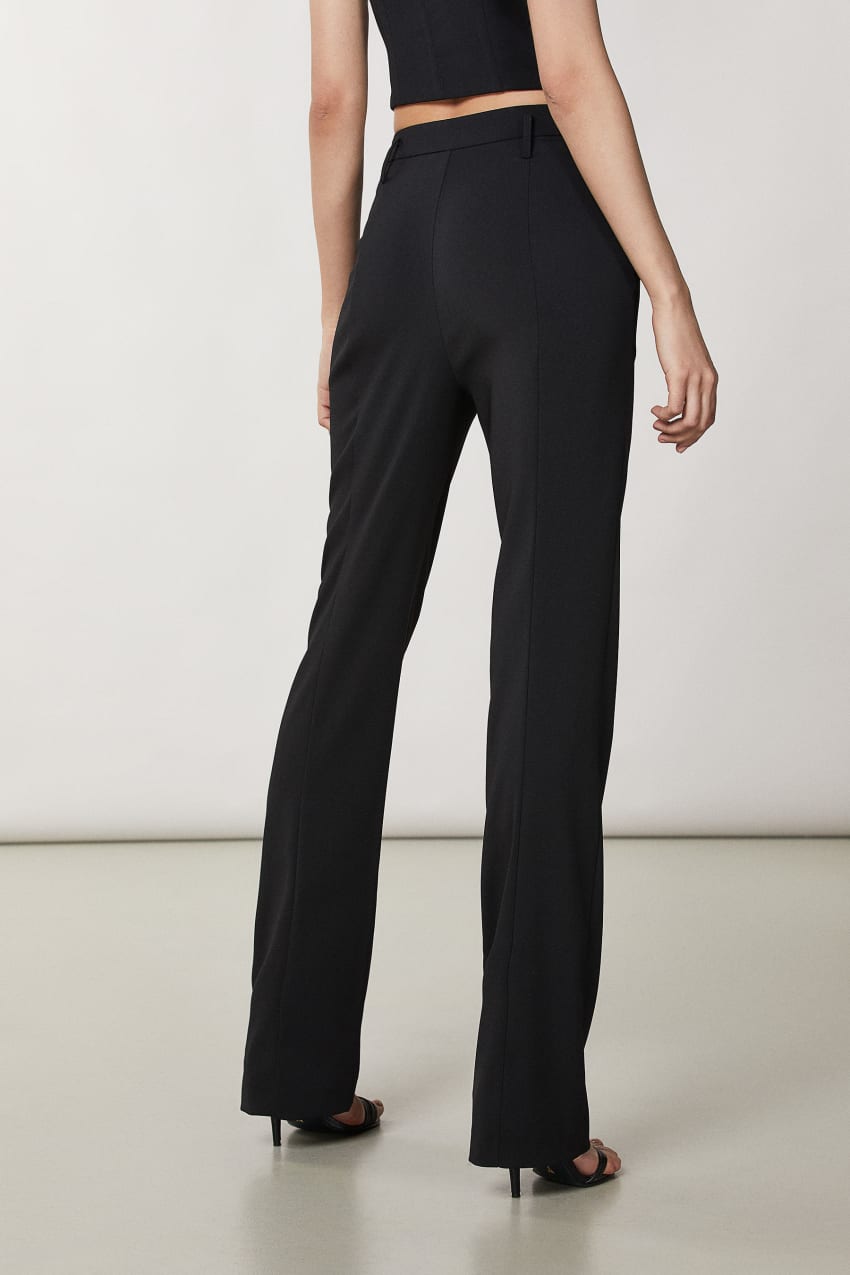 Patrizia Pepe Essential Crepe Pants Fekete | ALHQO4239