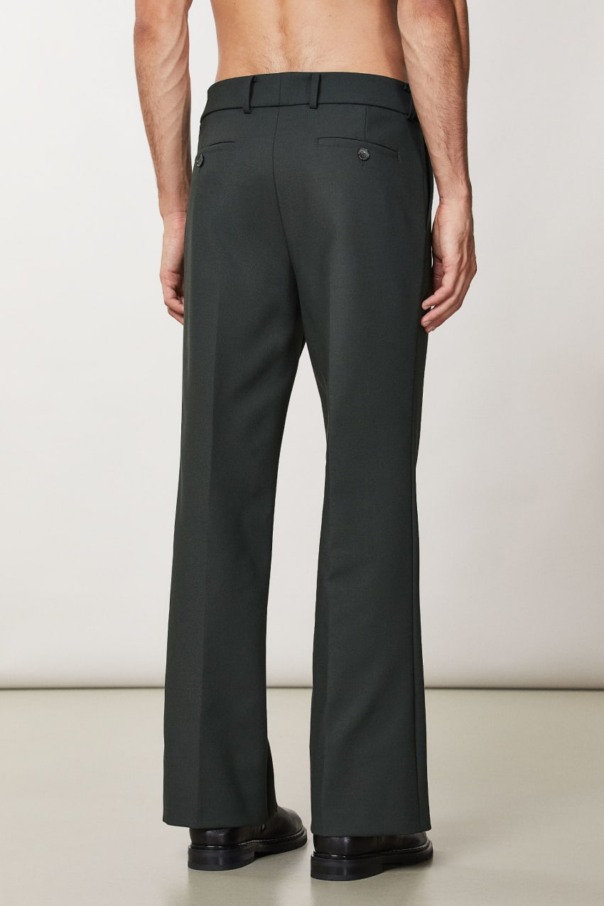 Patrizia Pepe Flare Pants In Technical Fabric Zöld | IZABG4896