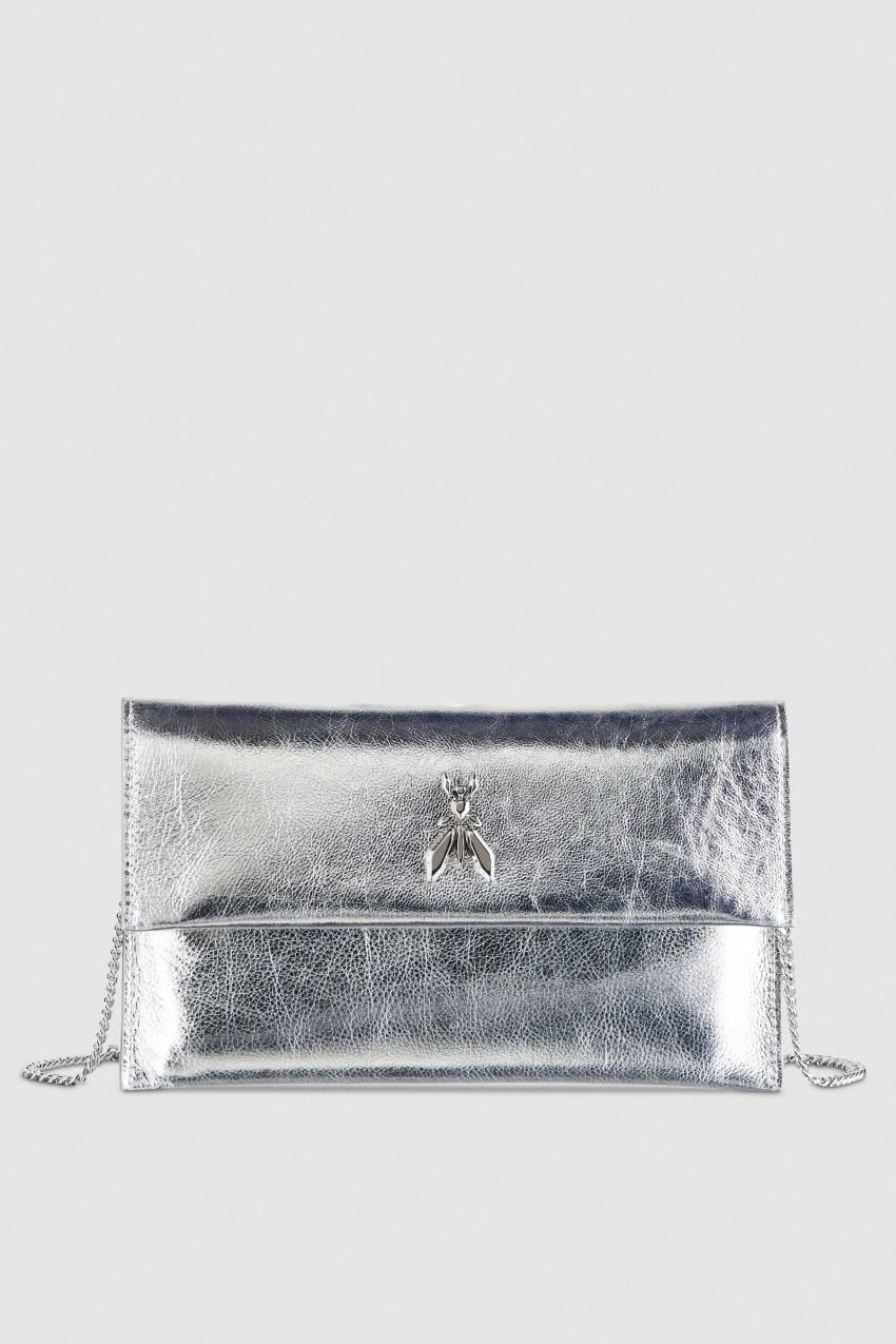 Patrizia Pepe Fly Ceremony Clutch Titán | VCKHA4293