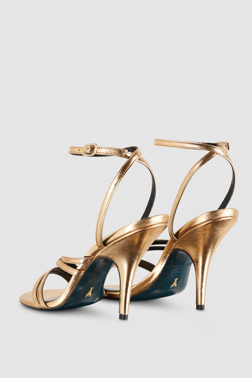 Patrizia Pepe Heeled Sandals Arany | RCYIB6841