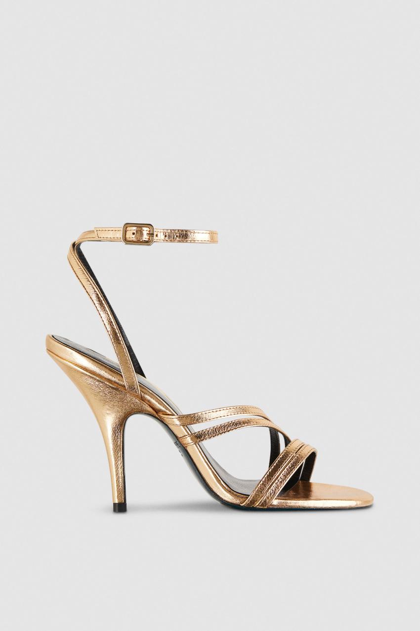 Patrizia Pepe Heeled Sandals Arany | RCYIB6841