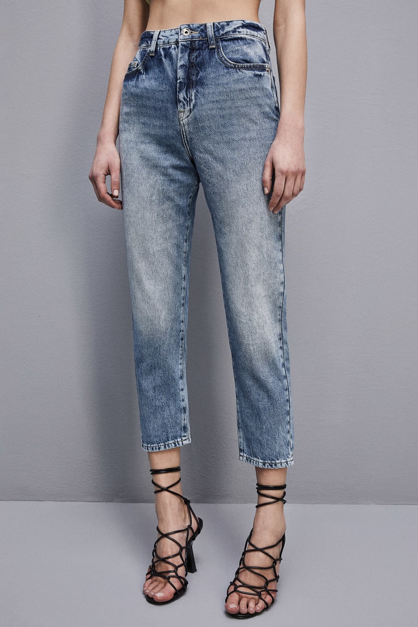 Patrizia Pepe High Waist Denim Pants Világos Kék | VAPYH3296