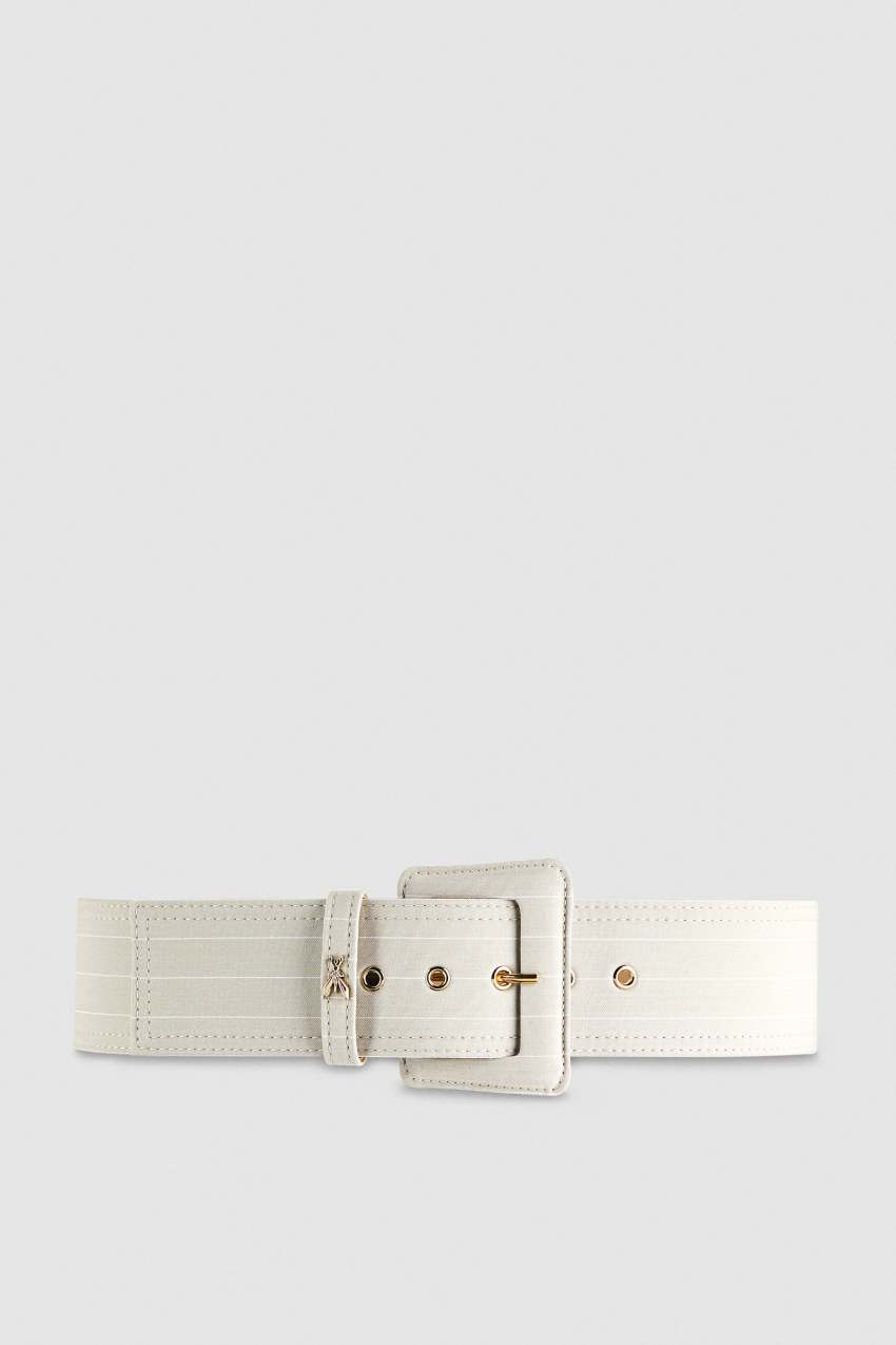 Patrizia Pepe High Waist Fabric Belt Szürke | VFYZS5618