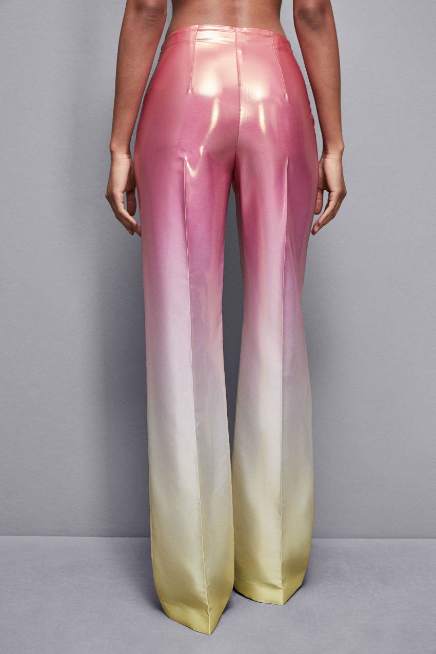 Patrizia Pepe High-waisted Satin Pants Színes | ROCUT9417