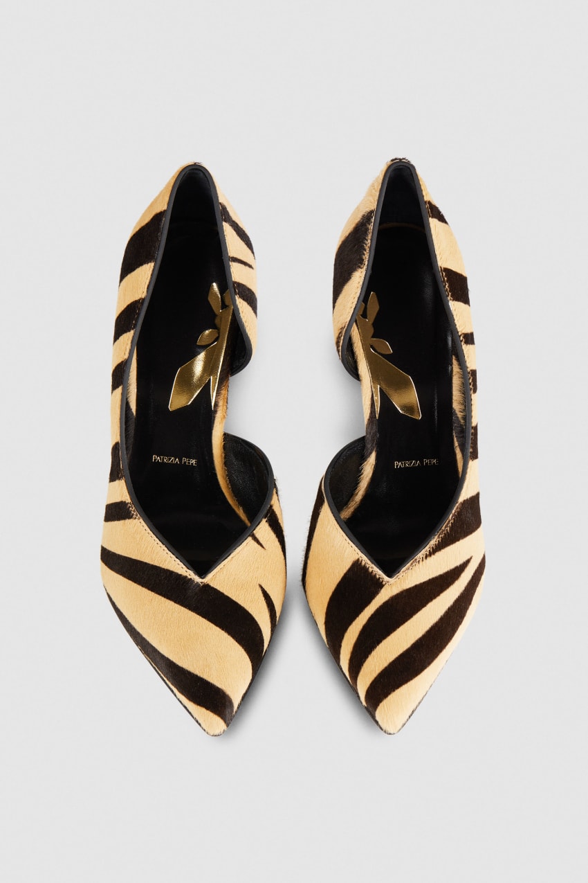 Patrizia Pepe Leather Pumps Animalier | HNDPC1834