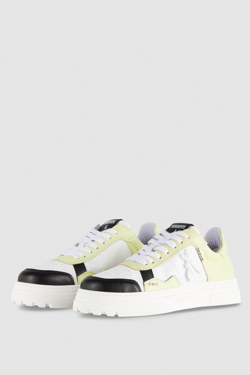 Patrizia Pepe Leather Sneakers Fehér | IYPAV5847