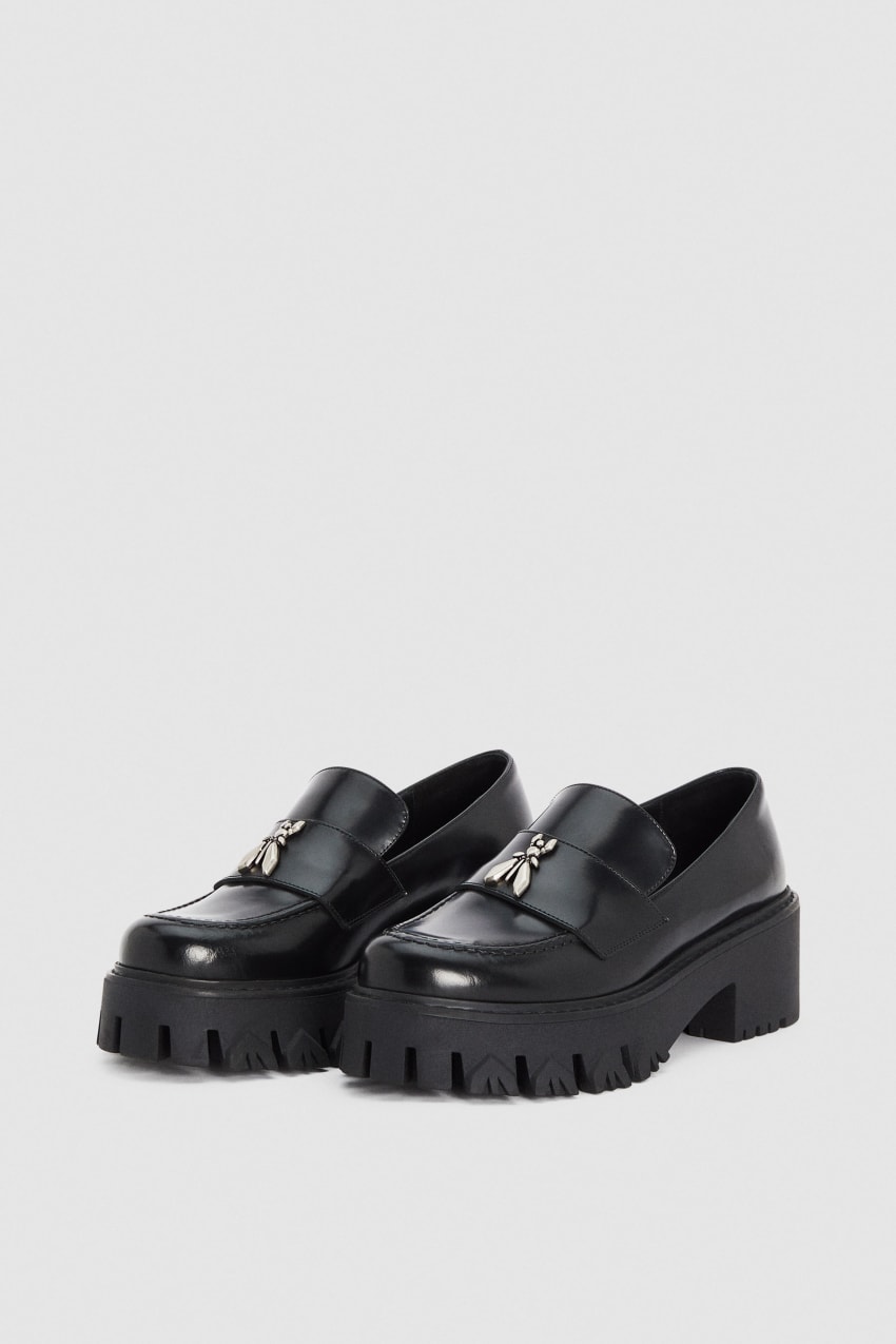 Patrizia Pepe Loafers Fekete | AVTCQ2465