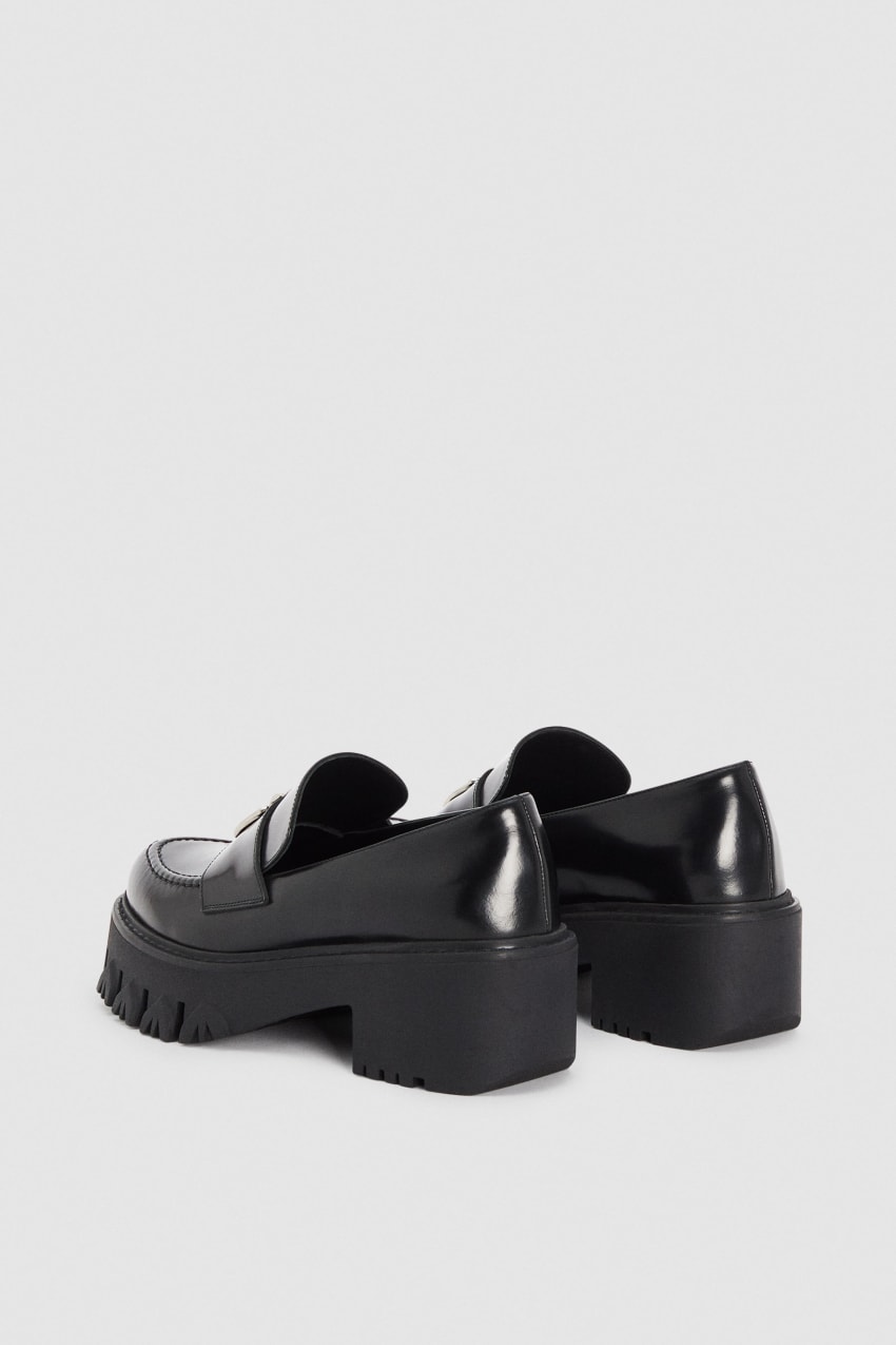 Patrizia Pepe Loafers Fekete | AVTCQ2465