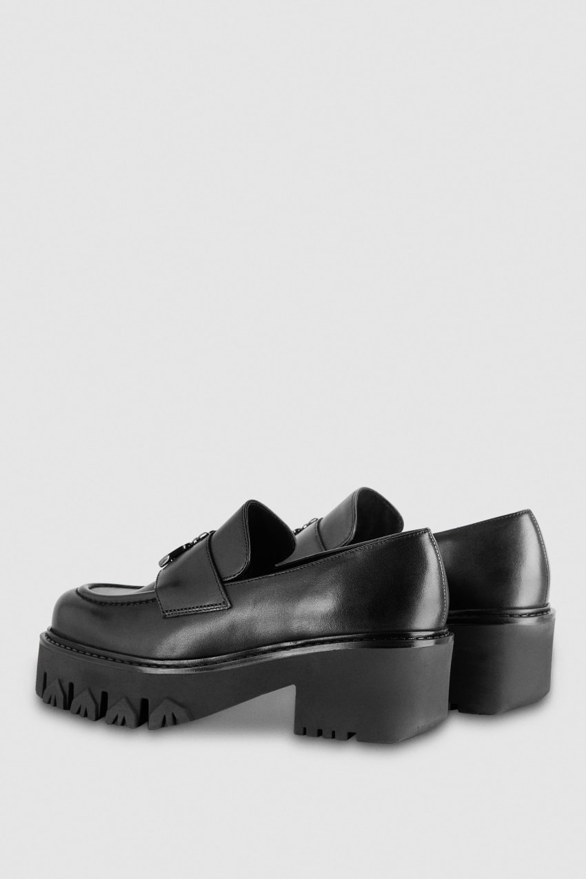 Patrizia Pepe Loafers Fekete | FDOUT8549