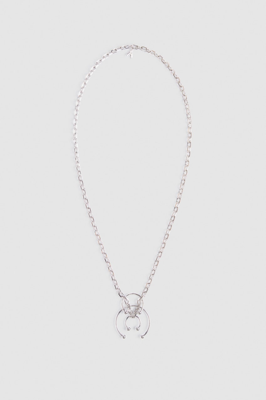 Patrizia Pepe Long Necklace With Piercing Titán | JFHPO8942