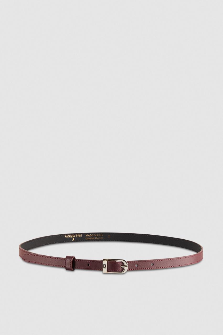 Patrizia Pepe Low-waist Smooth Leather Belt Lila | ILOEG5793