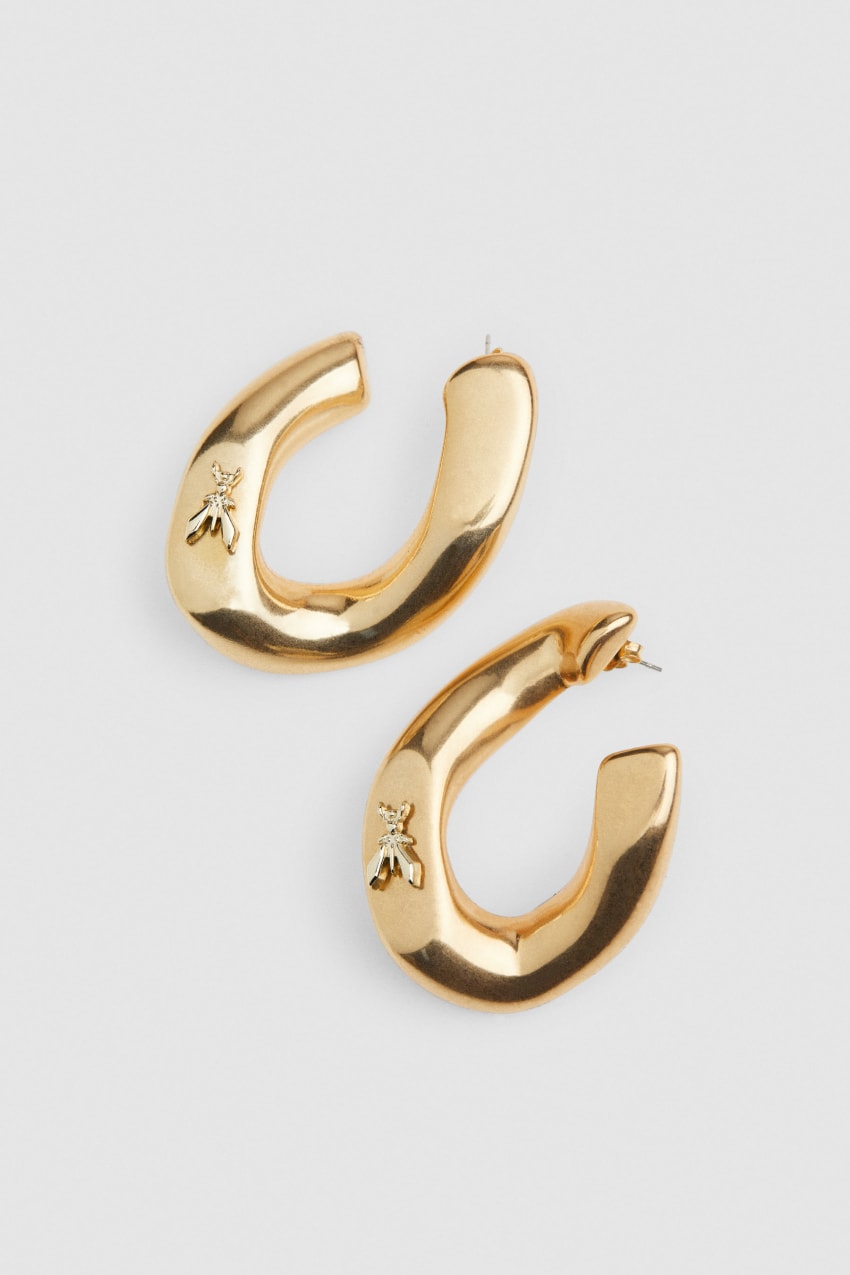 Patrizia Pepe Metal Earrings Arany | BWHLE0518