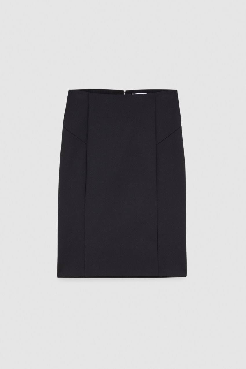 Patrizia Pepe Midi Pencil Skirt Fekete | SYAUC6103