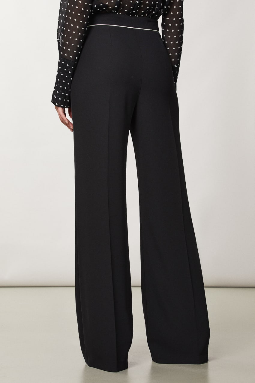 Patrizia Pepe Palazzo Pants Fekete | GHORW3847