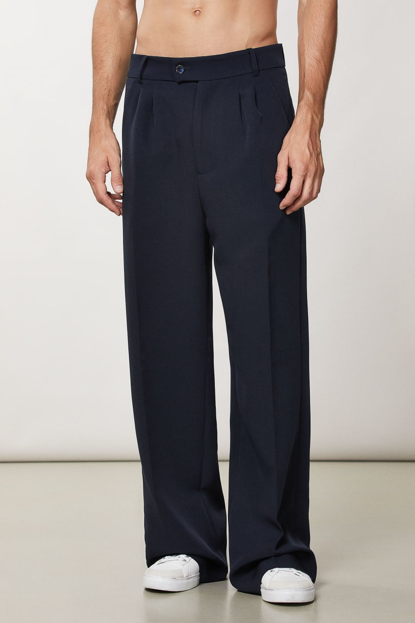 Patrizia Pepe Regular Fit Soft Pants Kék | JLPZV4203