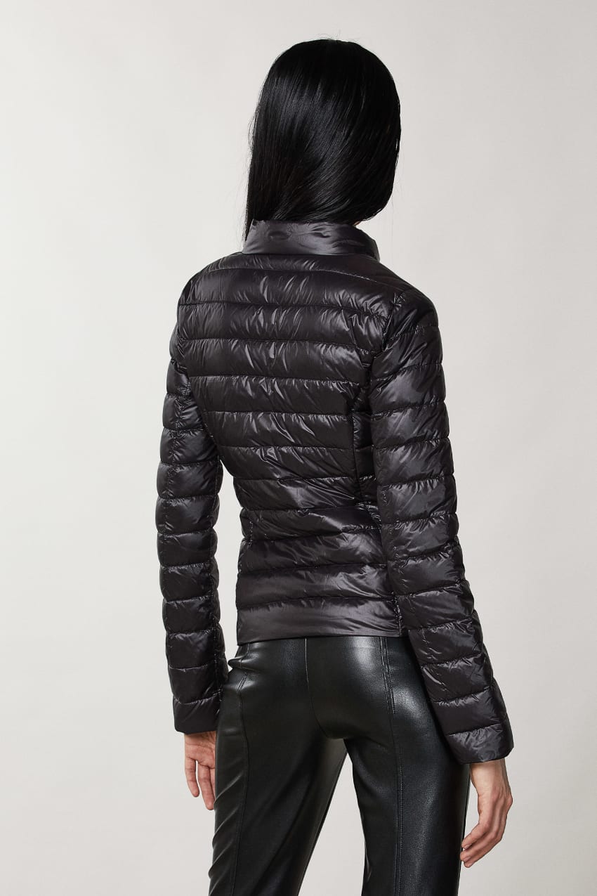 Patrizia Pepe Reversible Down Proof Nylon Down Jacket Fekete | GPDBE3845