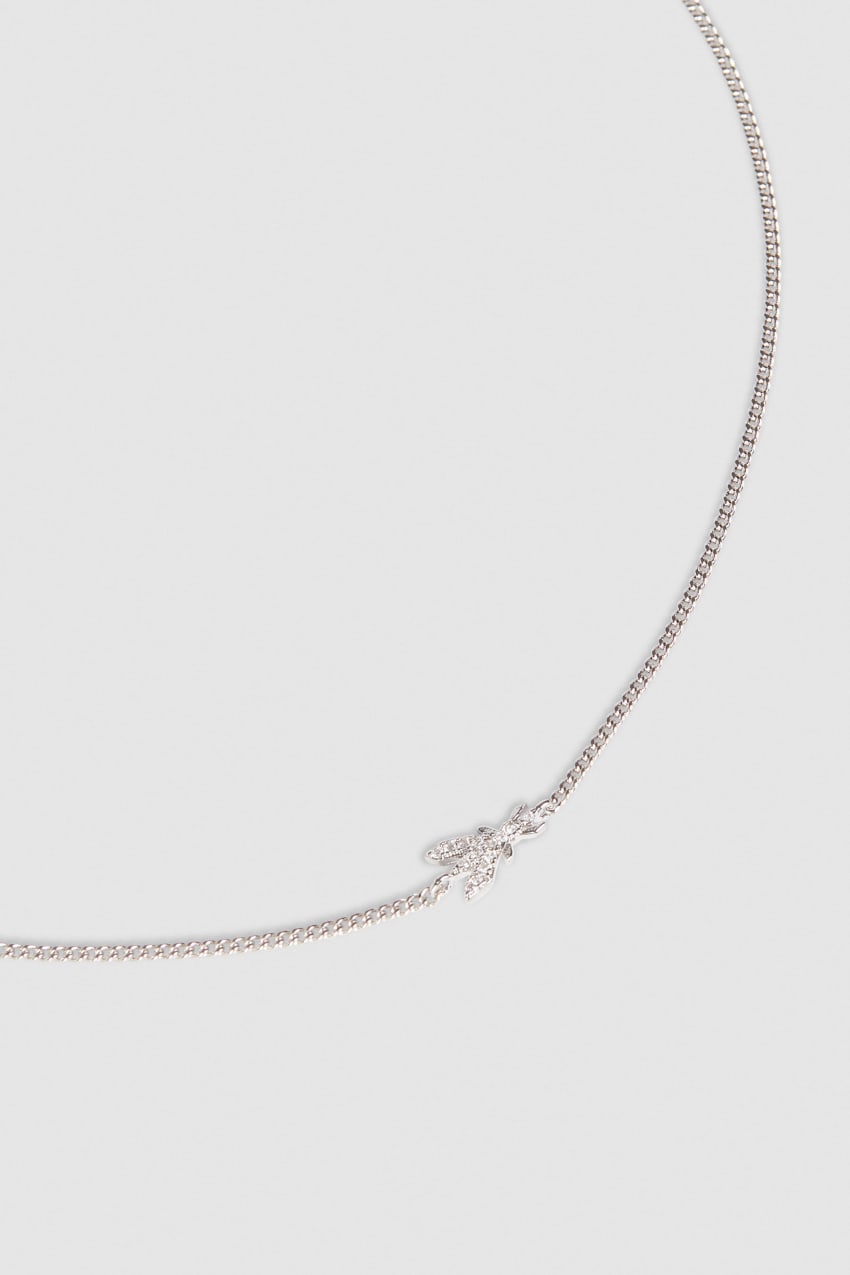 Patrizia Pepe Rhinestone Necklace Titán | CQTGB3569