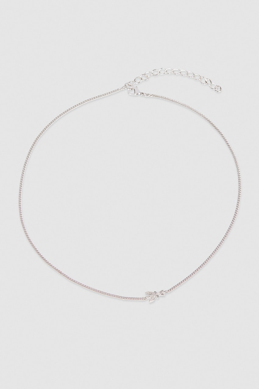 Patrizia Pepe Rhinestone Necklace Titán | CQTGB3569