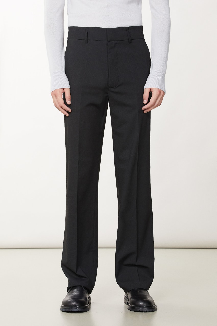 Patrizia Pepe Slim Fit Pants With Regular Waist Fekete | WRZSL0472