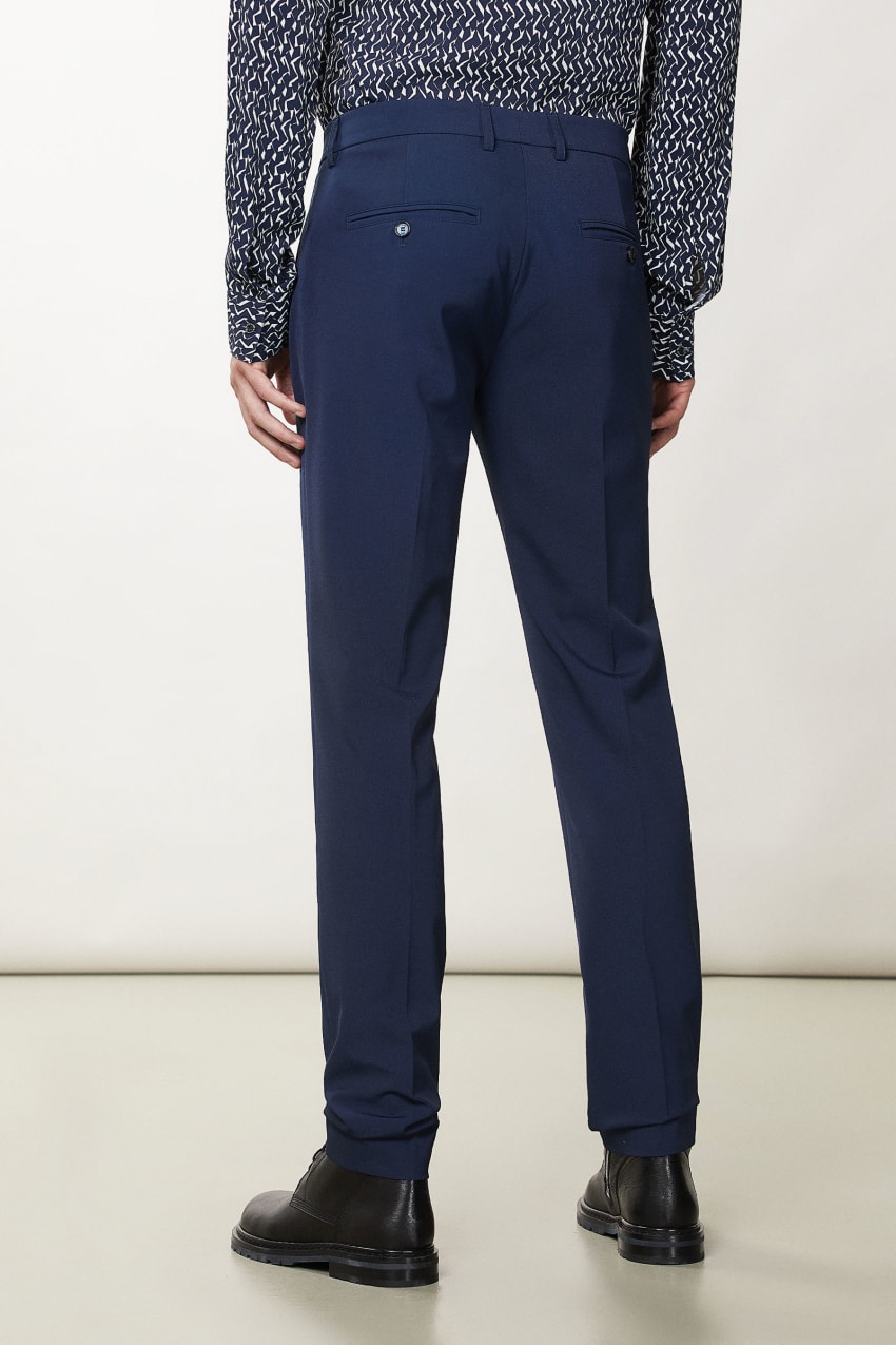 Patrizia Pepe Slim Gabardine Pants Kék | ZVMDS5206