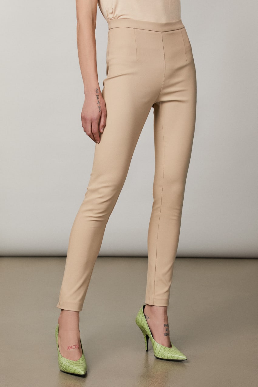 Patrizia Pepe Slim Pants Bézs | FTDVX1074