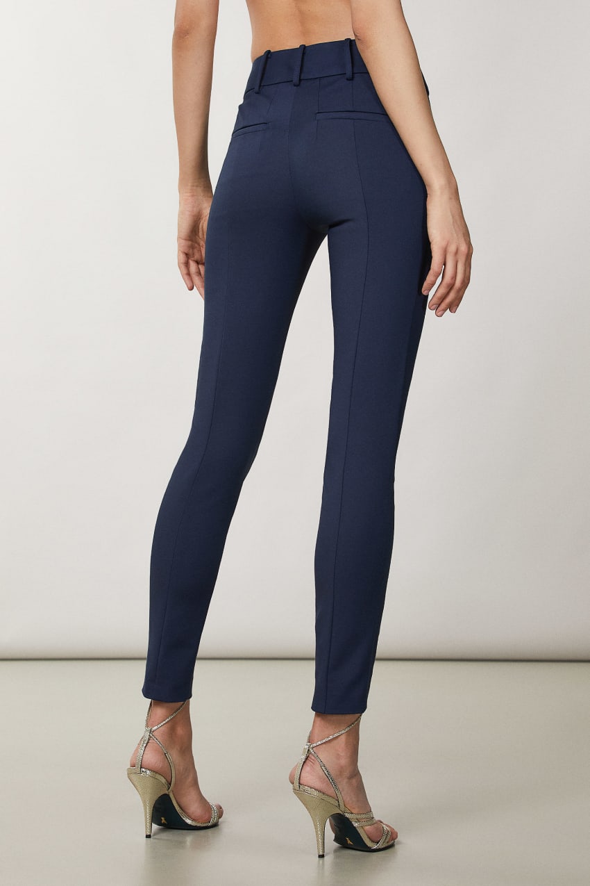 Patrizia Pepe Slim Pants Kék | DNPWB6841