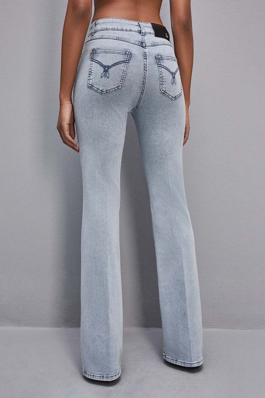 Patrizia Pepe Slim Stretch Denim Jeans Világos Kék | FEXAD7908