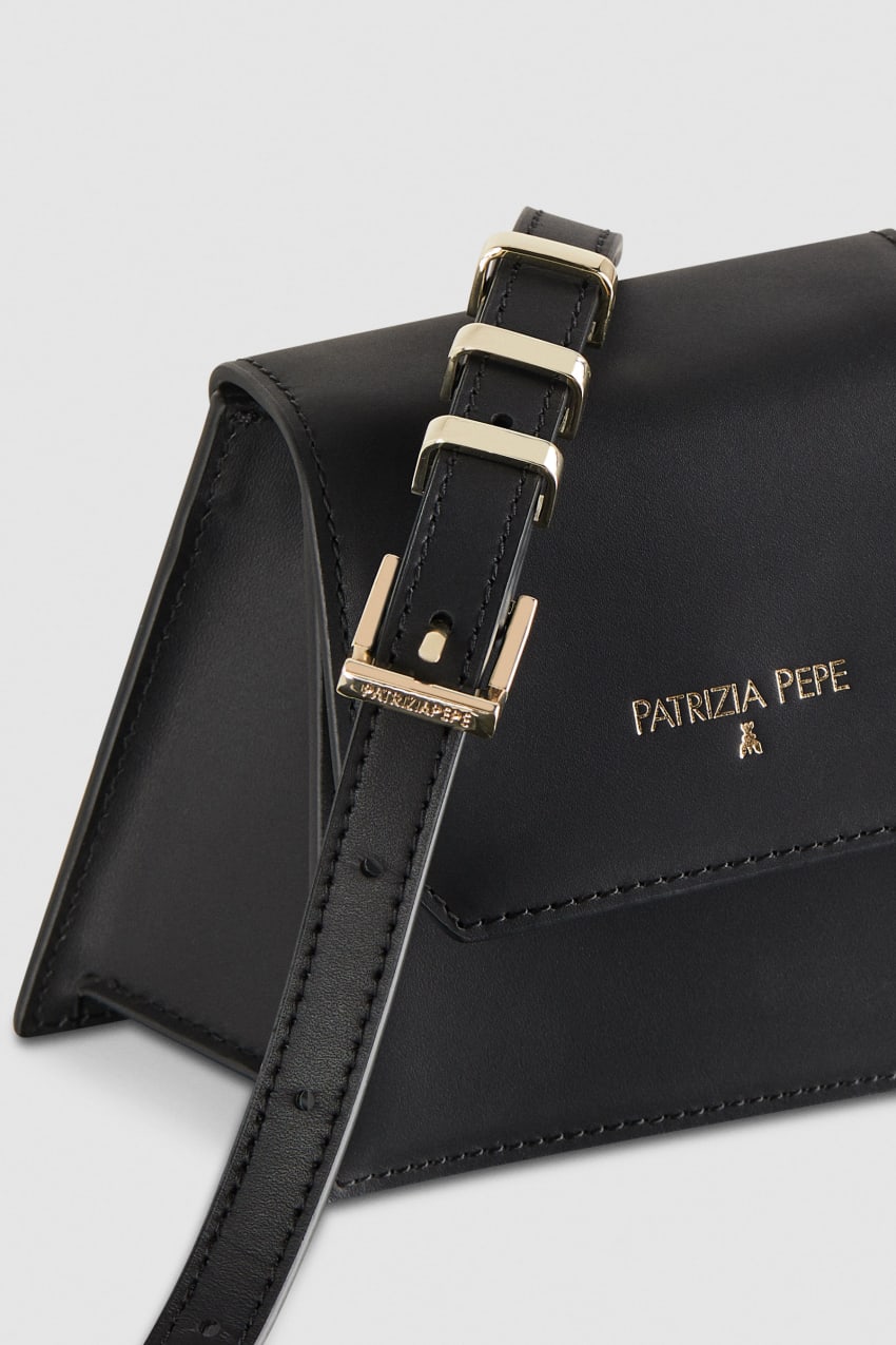 Patrizia Pepe Small Astral Bag Fekete | MXHNC8629