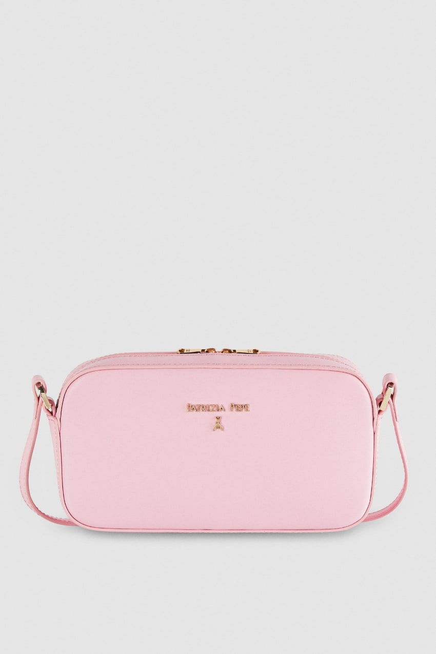 Patrizia Pepe Small Graphic Case Shoulder Bag Rózsaszín | GEUKN3648