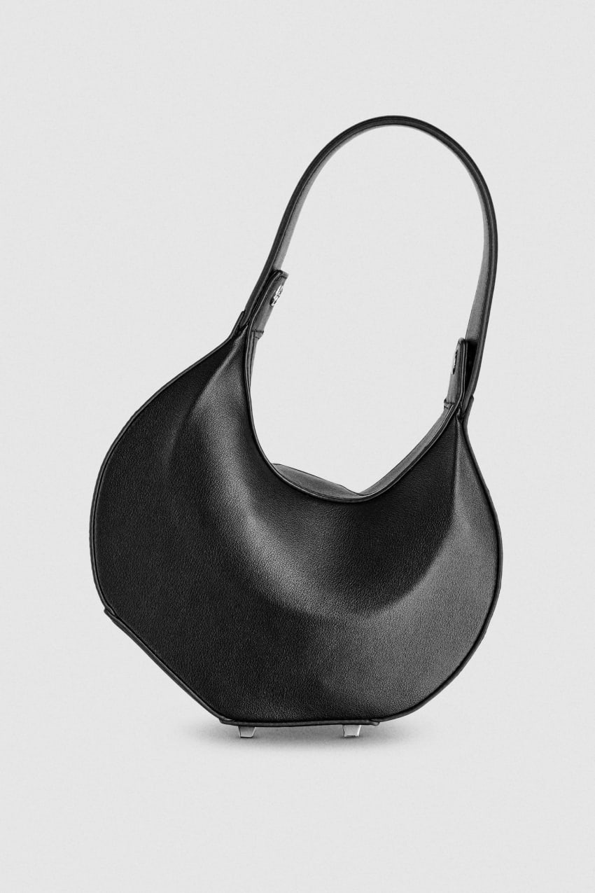 Patrizia Pepe Small Hobo Bangle Bag Fekete | BLHUE1506