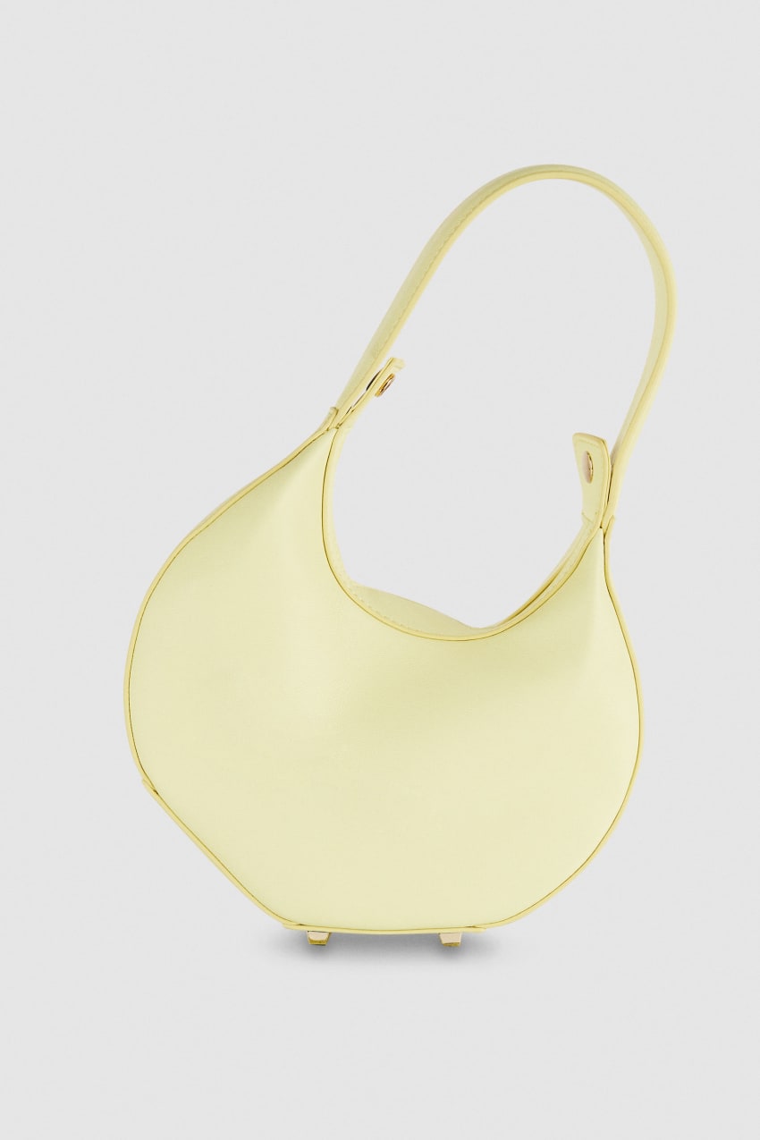 Patrizia Pepe Small Hobo Bangle Bag Sárga | MBAKN8325