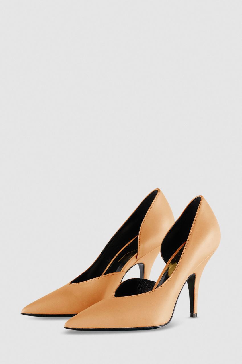 Patrizia Pepe Smooth Leather Pumps Bézs | JYIMC6572