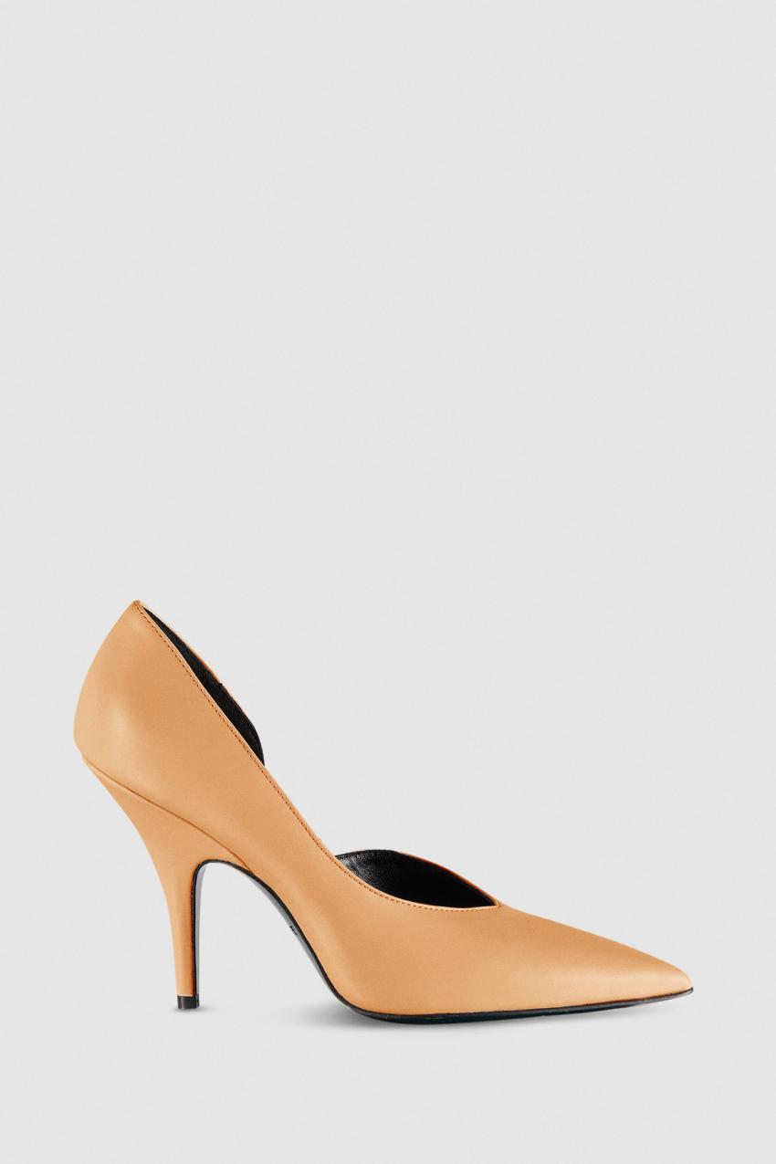 Patrizia Pepe Smooth Leather Pumps Bézs | JYIMC6572