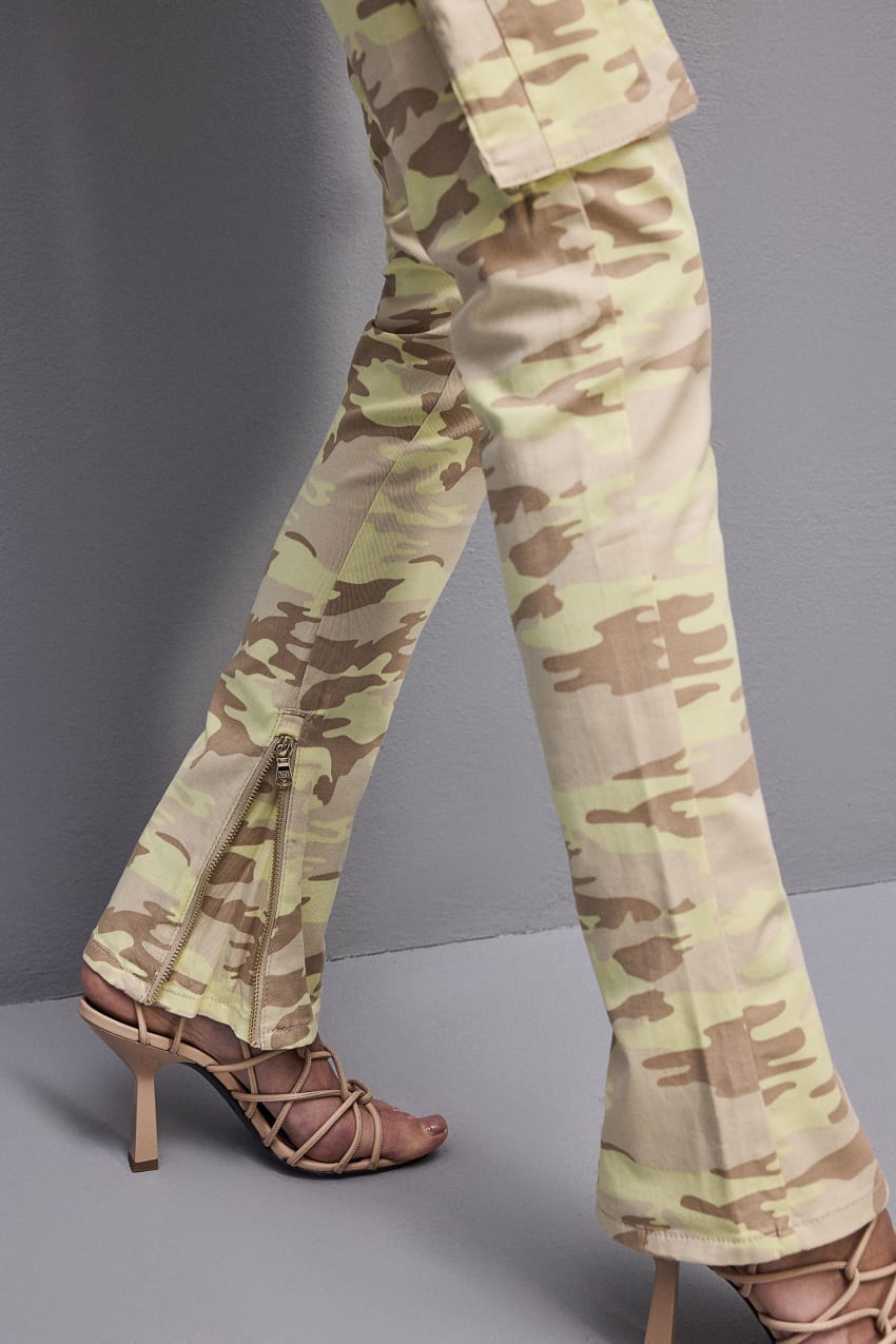 Patrizia Pepe Stretch Twill Cargo Pants Militare | RYNIP0784